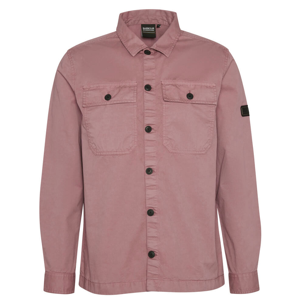 Barbour International Arlo Vintage Pink Overshirt